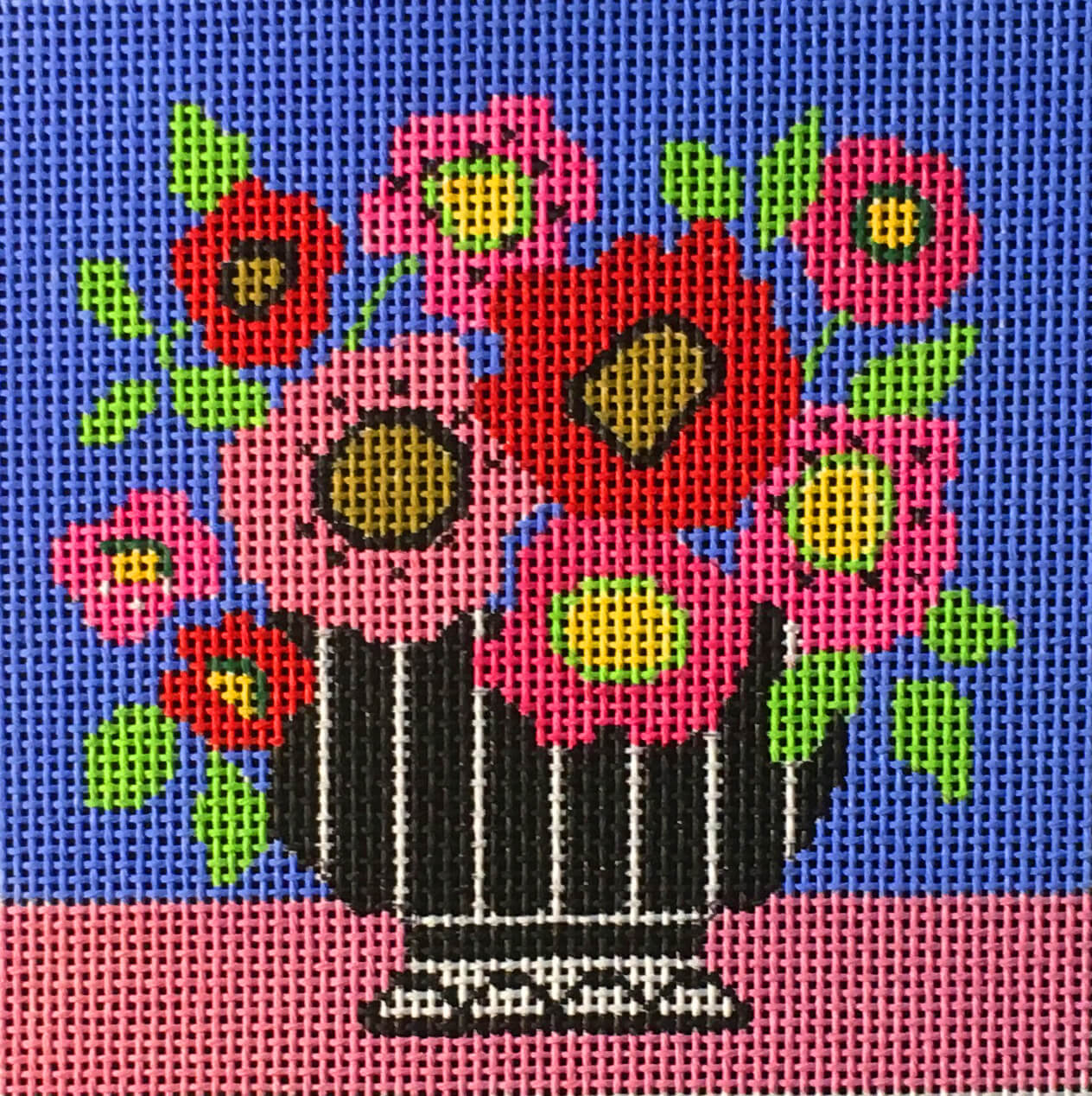 Pink Mod Flowers
