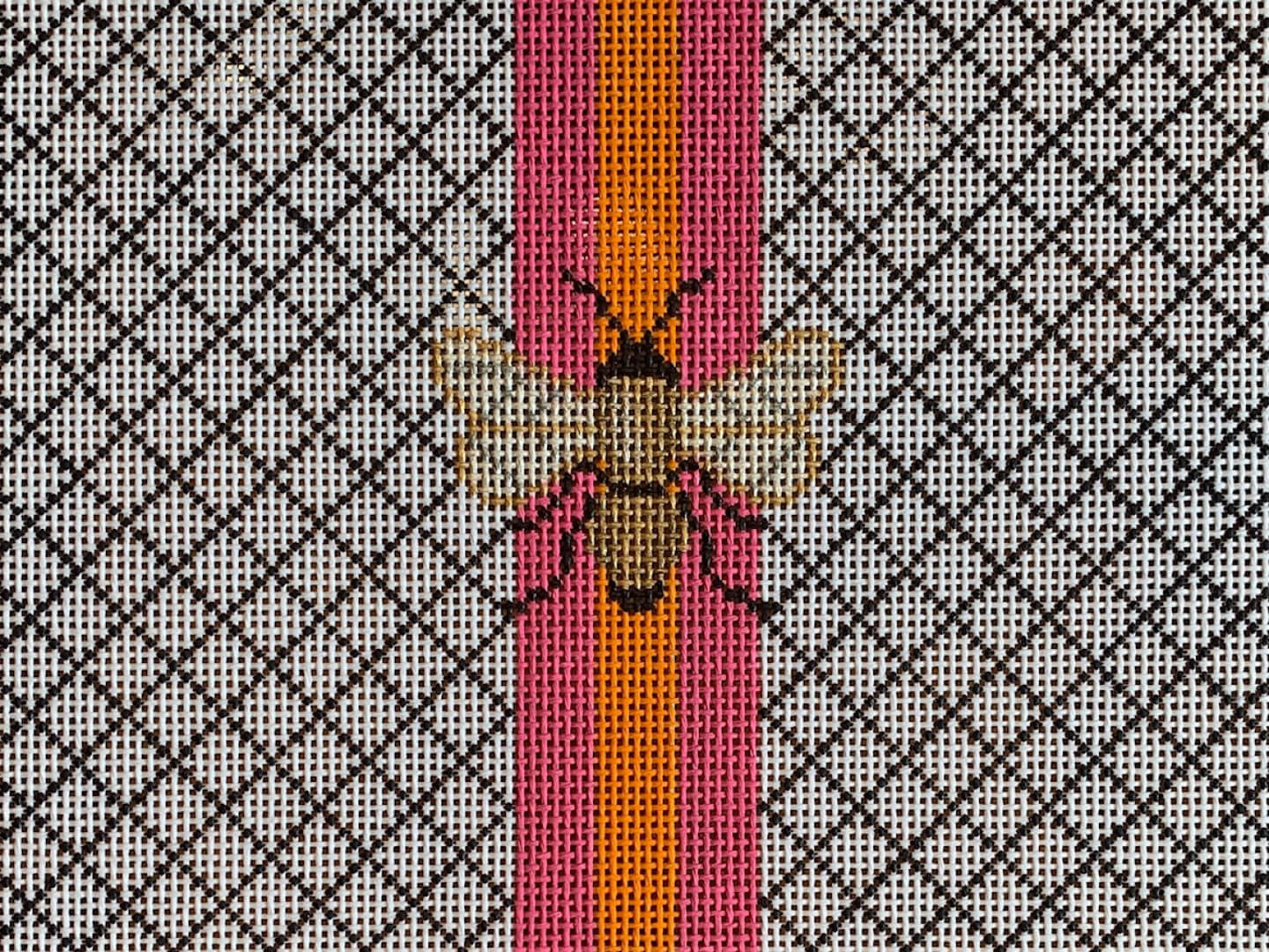 Bee on Stripe